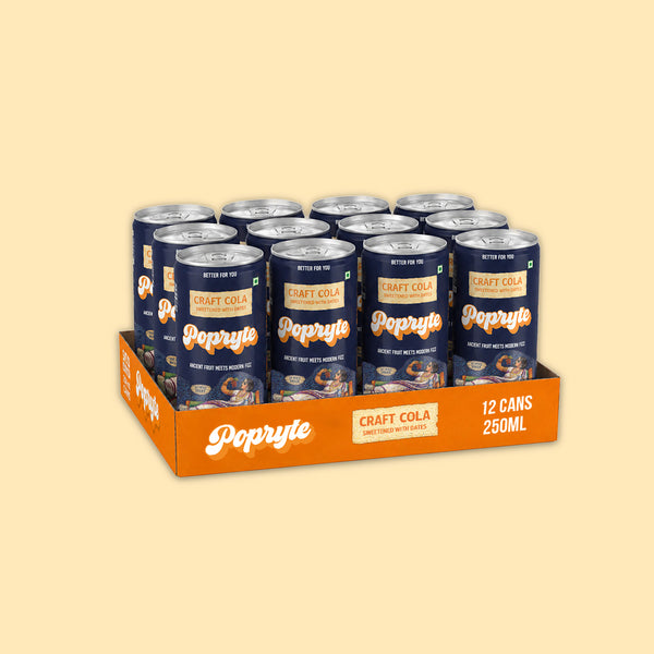 Popryte premium date sweetened cola with zero added sugar